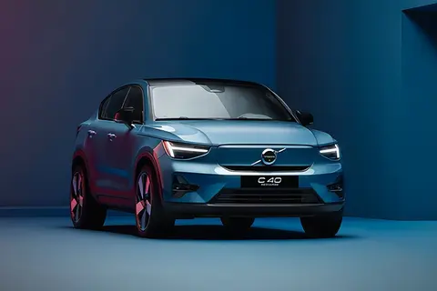 Emphasizing sports attributes, Volvo C40 real car pictures exposed